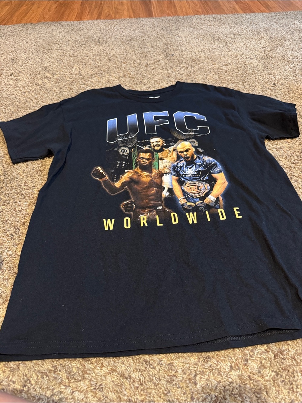 UFC Worldwide Black Graphic Tee